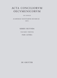 Concilii Actiones IV-V