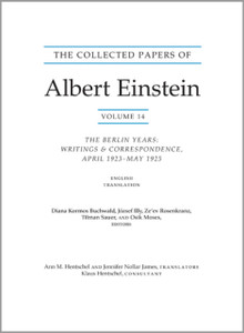 The Collected Papers of Albert Einstein, Volume 14 (English): The Berlin Years: Writings & Correspondence, April 1923-May 1925 (English Translation Supplement) - Documentary Edition
