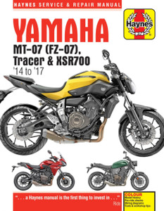 Yamaha MT-07, Tracer & XSR700 (14 to 17) Haynes Repair Manual