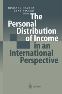 The Personal Distribution of Income in an International Perspective The Personal Distribution of Income in an International Perspective