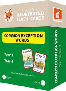 Common Exception Words Flash Cards: Year 3 and Year 4 Words - Perfect for Home Learning - with 106 Colourful Illustrations Common Exception Words Flash Cards: Year 3 and Year 4 Words - Perfect for Home Learning - with 106 Colourful Illustrations