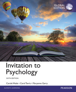 Invitation to Psychology, Global Edition Invitation to Psychology, Global Edition