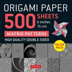 Origami Paper 500 sheets Matrix Patterns 6" (15 cm): Tuttle Origami Paper: Double-Sided Origami Sheets Printed with 12 Different Designs (Instructions for 5 Projects Included) Origami Paper 500 sheets Matrix Patterns 6" (15 cm): Tuttle Origami Paper: Double-Sided Origami Sheets Printed with 12 Different Designs (Instructions for 5 Projects Included)