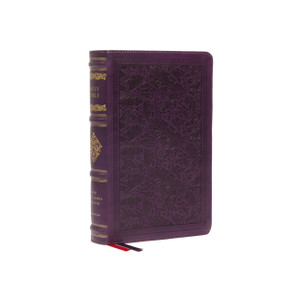 NKJV, Personal Size Reference Bible, Sovereign Collection, Leathersoft, Purple, Red Letter, Comfort Print: Holy Bible, New King James Version NKJV, Personal Size Reference Bible, Sovereign Collection, Leathersoft, Purple, Red Letter, Comfort Print: Holy Bible, New King James Version