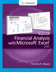 Financial Analysis with Microsoft Excel Financial Analysis with Microsoft Excel
