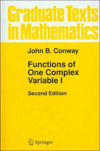 Functions of One Complex Variable I