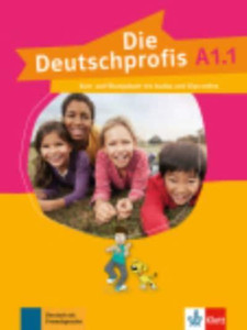 Deutschprofis in Teilbanden: Kurs- und  Ubungsbuch A1.1 + Audios und Clips o