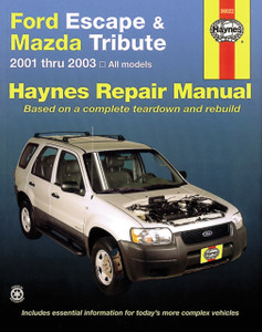 Ford Escape & Mazda Tribute 2001 Thru 2017 Haynes Repair Manual : Includes Mercury Mariner & Ford Kuga