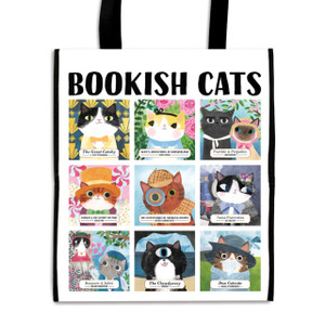 Bookish Cats Reusable Shopping Bag Bookish Cats Reusable Shopping Bag