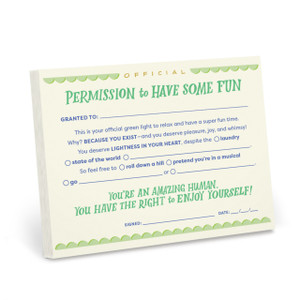 Em & Friends Permission to Have Some Fun Notepad Em & Friends Permission to Have Some Fun Notepad
