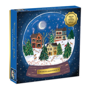 Winter Snow Globe 500 Piece Puzzle Winter Snow Globe 500 Piece Puzzle