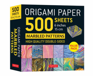 Origami Paper 500 sheets Marbled Patterns 6" (15 cm) : Tuttle Origami Paper: Double-Sided Origami Sheets Printed with 12 Different Designs (Instructions for 6 Projects Included) Origami Paper 500 sheets Marbled Patterns 6" (15 cm) : Tuttle Origami Paper: Double-Sided Origami Sheets Printed with 12 Different Designs (Instructions for 6 Projects Included)