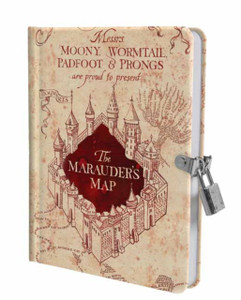 Harry Potter: Marauder's Map Lock and Key Diary Harry Potter: Marauder's Map Lock and Key Diary