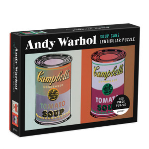 Andy Warhol Soup Cans 300 Piece Lenticular Puzzle Andy Warhol Soup Cans 300 Piece Lenticular Puzzle