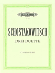 SHOSTAKOVICH 3 DUETS VIOLIN ENSEMBLE