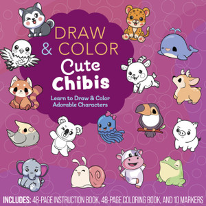 Draw and Color Cute Chibis : Learn to Draw and Color Adorable Characters Draw and Color Cute Chibis : Learn to Draw and Color Adorable Characters