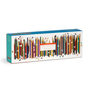 Frank Lloyd Wright Colored Pencils Shaped 1000 Piece Panoramic Puzzle Frank Lloyd Wright Colored Pencils Shaped 1000 Piece Panoramic Puzzle
