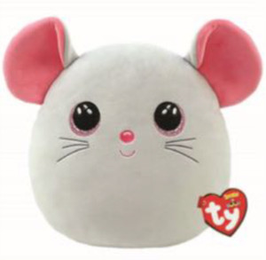Catnip Mouse Squish-A-Boo 14"