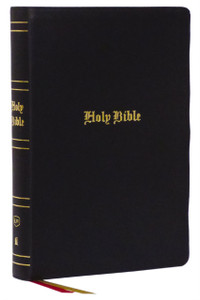KJV Holy Bible, Super Giant Print Reference Bible, Black, Genuine Leather, 43,000 Cross References, Red Letter, Comfort Print: King James Version KJV Holy Bible, Super Giant Print Reference Bible, Black, Genuine Leather, 43,000 Cross References, Red Letter, Comfort Print: King James Version