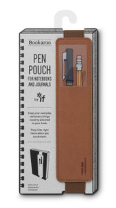 Bookaroo Pen Pouch - Brown Bookaroo Pen Pouch - Brown