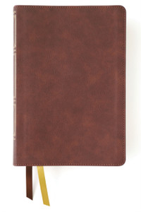 NKJV, Thompson Chain-Reference Bible, Leathersoft, Brown, Red Letter, Thumb Indexed, Comfort Print NKJV, Thompson Chain-Reference Bible, Leathersoft, Brown, Red Letter, Thumb Indexed, Comfort Print