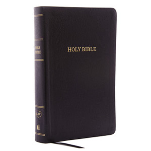KJV Holy Bible, Personal Size Giant Print Reference Bible, Black Bonded Leather, 43,000 Cross References, Red Letter, Comfort Print: King James Version KJV Holy Bible, Personal Size Giant Print Reference Bible, Black Bonded Leather, 43,000 Cross References, Red Letter, Comfort Print: King James Version