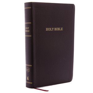 KJV Holy Bible, Personal Size Giant Print Reference Bible, Burgundy Bonded Leather, 43,000 Cross References, Red Letter, Comfort Print: King James Version KJV Holy Bible, Personal Size Giant Print Reference Bible, Burgundy Bonded Leather, 43,000 Cross References, Red Letter, Comfort Print: King James Version