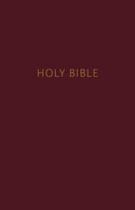 NKJV, Pew Bible, Hardcover, Burgundy, Red Letter, Comfort Print : Holy Bible, New King James Version