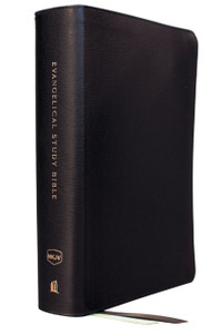 NKJV, Evangelical Study Bible, Bonded Leather, Black, Red Letter, Thumb Indexed, Comfort Print : Christ-centered. Faith-building. Mission-focused. NKJV, Evangelical Study Bible, Bonded Leather, Black, Red Letter, Thumb Indexed, Comfort Print : Christ-centered. Faith-building. Mission-focused.