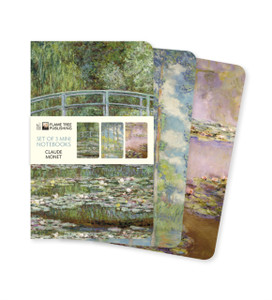 Claude Monet Set of 3 Mini Notebooks Claude Monet Set of 3 Mini Notebooks