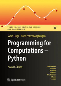 Programming for Computations - Python : A Gentle Introduction to Numerical Simulations with Python 3.6