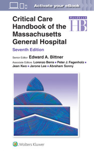 Critical Care Handbook of the Massachusetts General Hospital Critical Care Handbook of the Massachusetts General Hospital