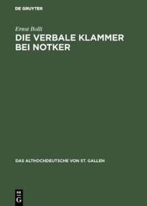 Die verbale Klammer bei Notker