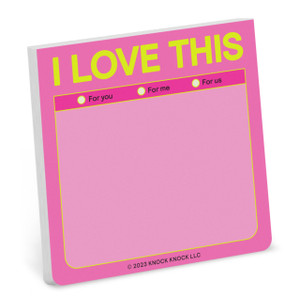 Knock Knock I Love This Sticky Note (Pastel)