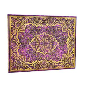 Picaresque Lined Hardcover Guest Book (Elastic Band Closure)