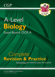 A-Level Biology: OCR A Year 1 & 2 Complete Revision & Practice with Online Edition