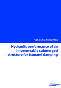 Hydraulic performance of an impermeable submerged structure for tsunami damping