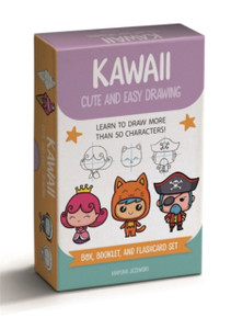 Kawaii Cute and Easy Drawing Deck: Learn to Draw More Than 50 Characters!