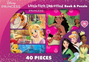 Disney Princess: Little First Look and Find Book & Puzzle