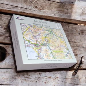 OS Map 500 Piece Premium Jigsaw Puzzle - Snowdonia National Park