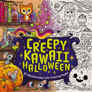 Creepy Kawaii Halloween: 50 Monstrously Cute Coloring Pages