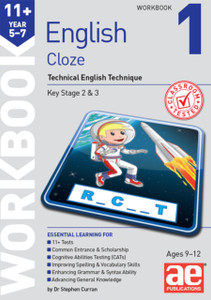11+ English Year 5-7 Cloze Workbook 1: Technical English Technique