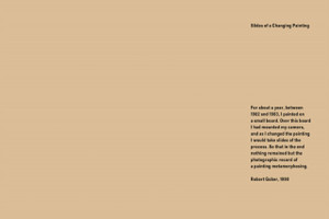 Robert Gober: Slides of a Changing Painting