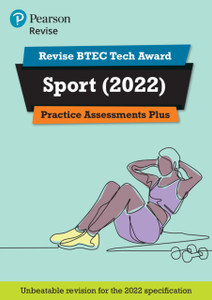 Pearson REVISE BTEC 2022 Tech Award Sport Practice Assessments Plus - for 2026, 2027 exams