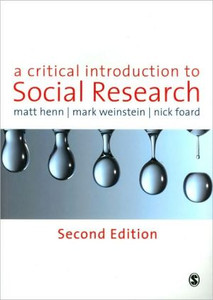 A Critical Introduction to Social Research A Critical Introduction to Social Research