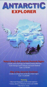Antarctic Explorer: Visitor's Map of the Antarctic Peninsula Region and map of the Antarctic Continent