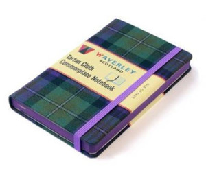 Isle Of Skye Tartan: Waverley Scotland Large Tartan Cloth Commonplace Notebook