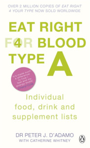 Eat Right For Blood Type A: Maximise Your Health With Individual Food, Drink And Supplement Lists For Your Blood Type Eat Right For Blood Type A: Maximise Your Health With Individual Food, Drink And Supplement Lists For Your Blood Type