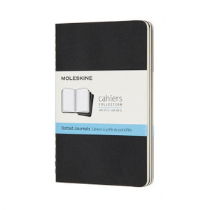 Moleskine Cahier Journals Pocket Dot Black