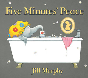 Five Minutes' Peace: Board book edition of a beloved classic and funny, heartwarming picture book story about a busy elephant mum and her children – perfect for mums, toddlers, kids age 3,4,5,6,7